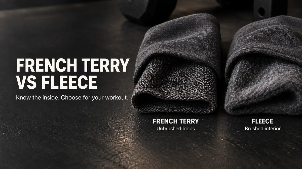 French Terry vs Fleece Joggers