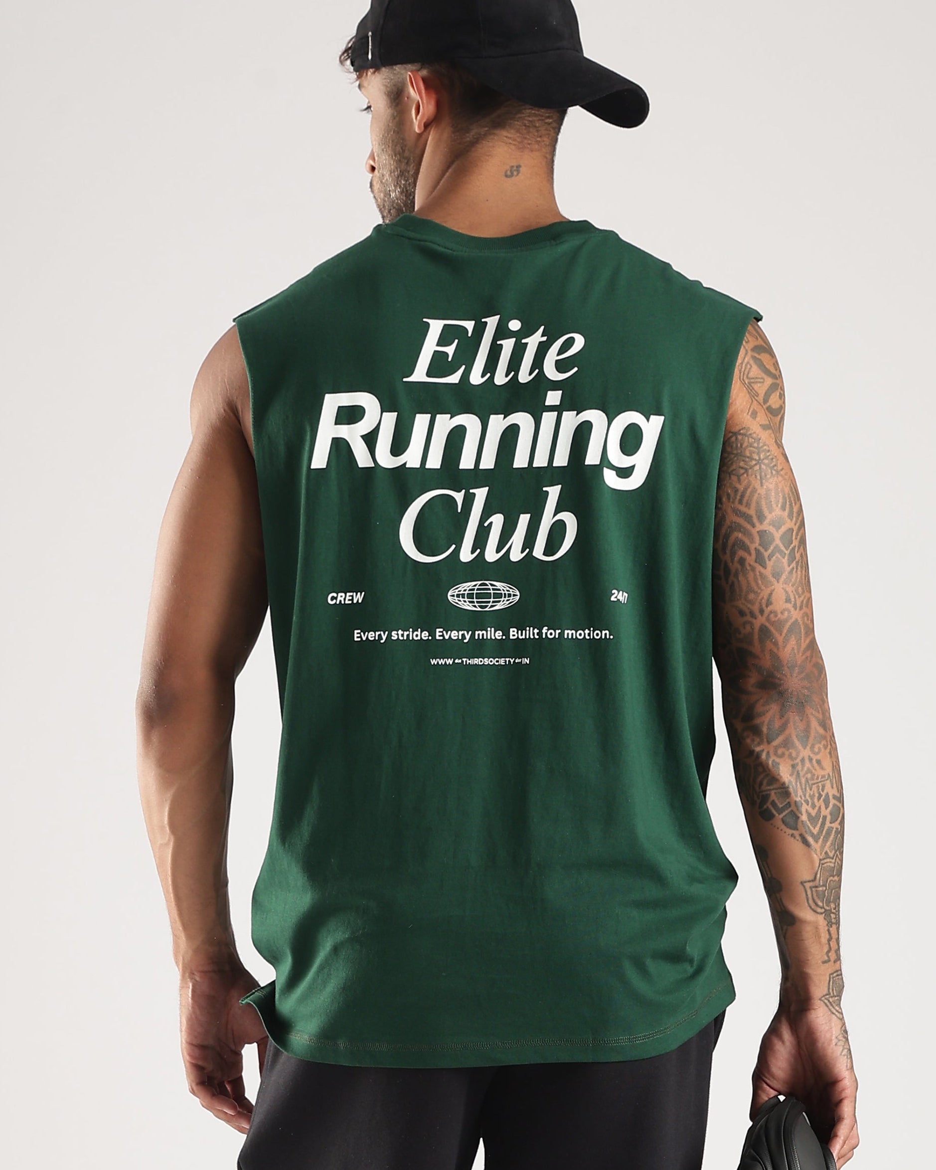 Running Club | Green Tank Top