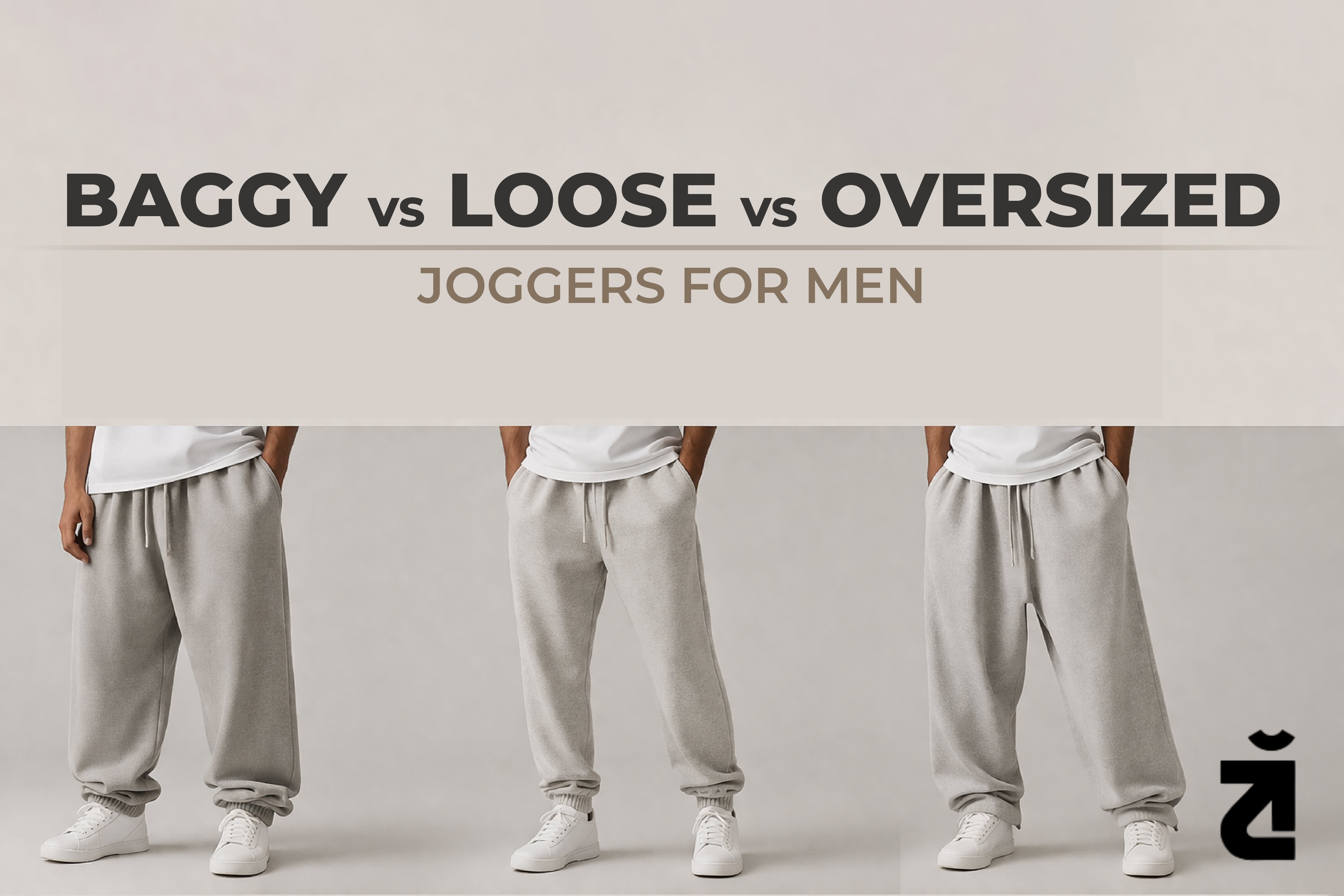 Baggy vs Loose vs Oversized Joggers for Men: Which Fit Should You Choose?