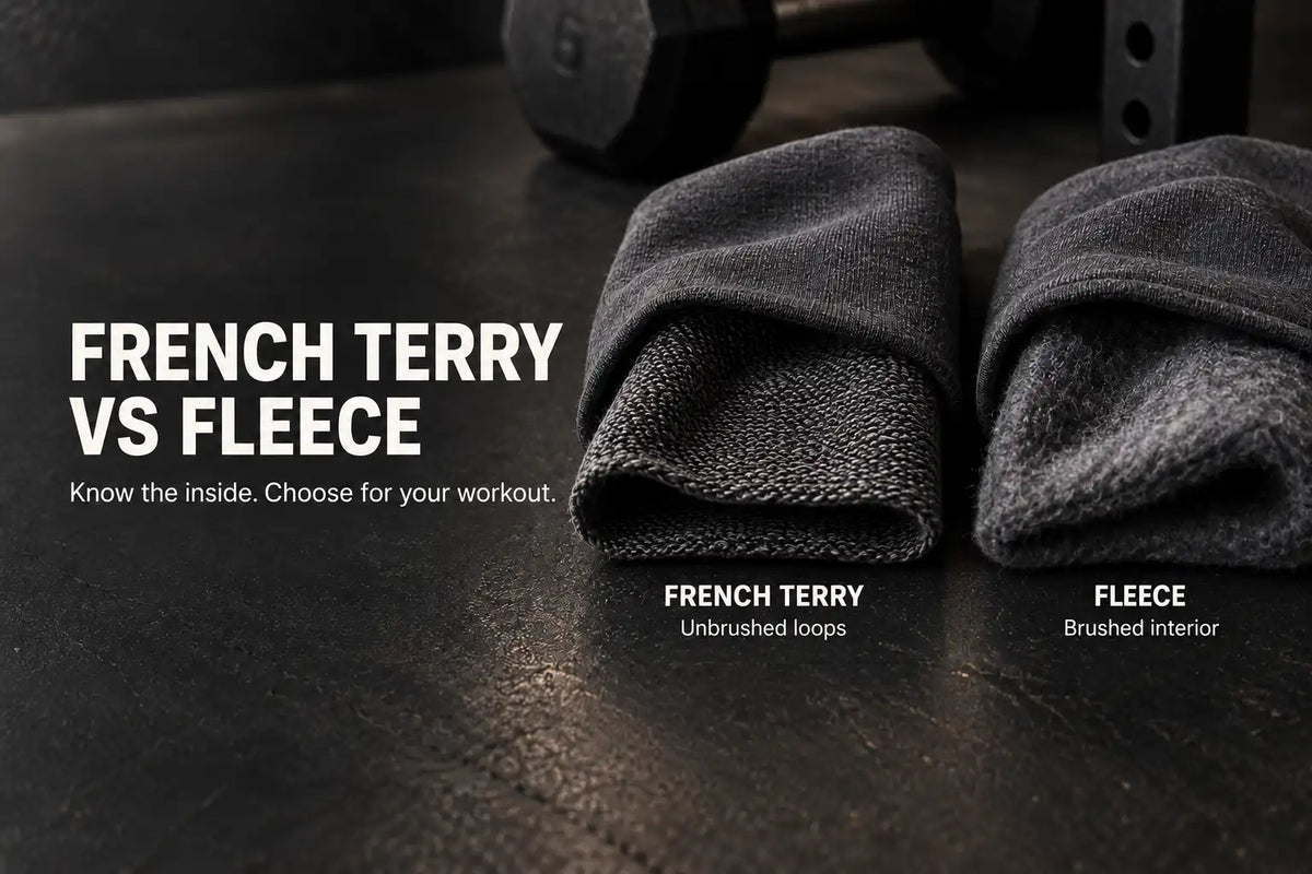 French Terry vs Fleece Joggers
