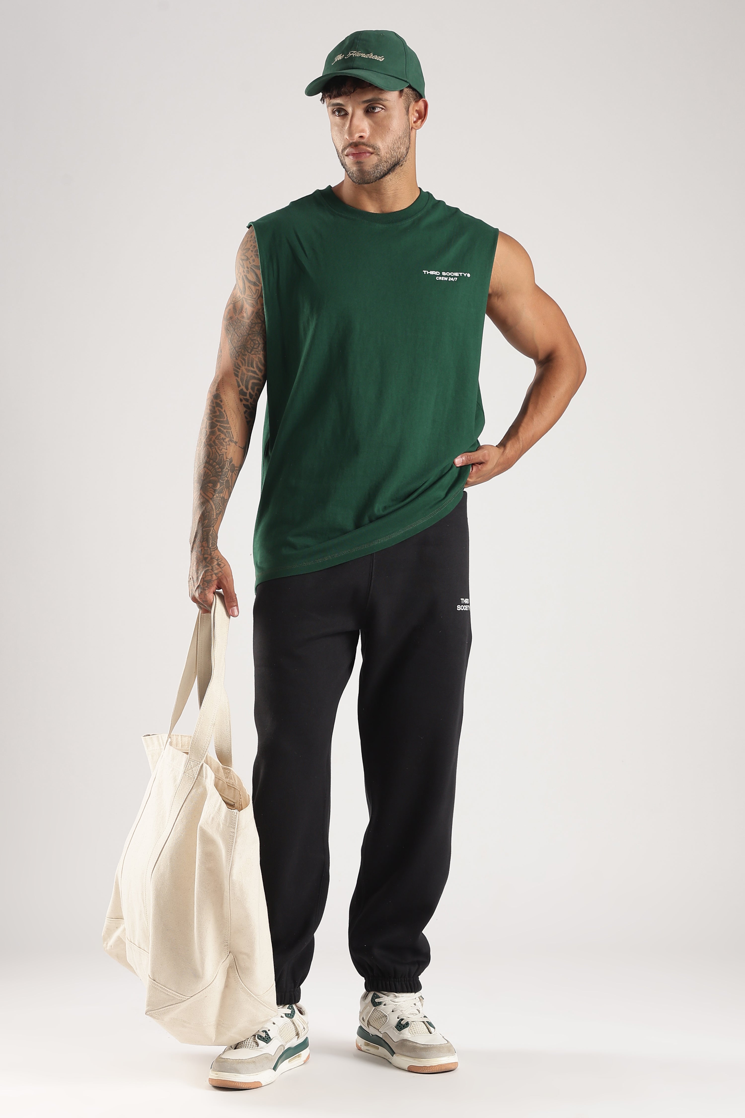 Running Club | Green Tank Top Mens