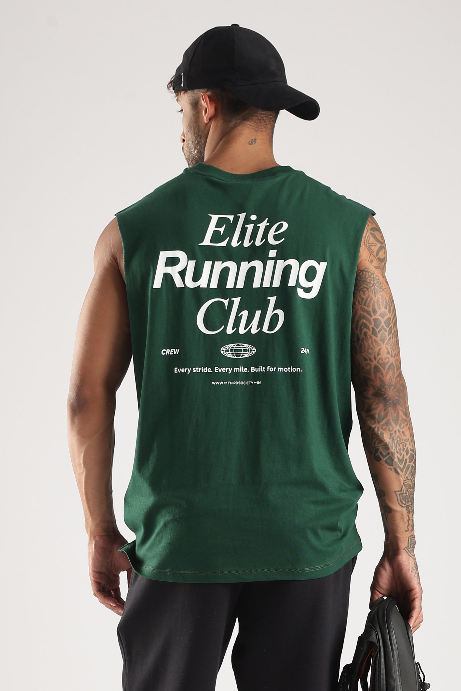 Running Club | Green Tank Top